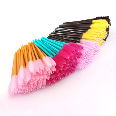 Wholesale Disposable Colorful Mascara Wands Eyelash Brush